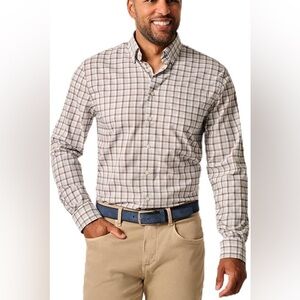 Johnnie-O Performance Plaid Shirt NWT